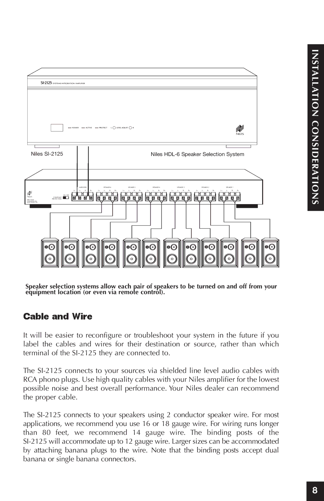 Niles Audio manual Niles SI-2125 