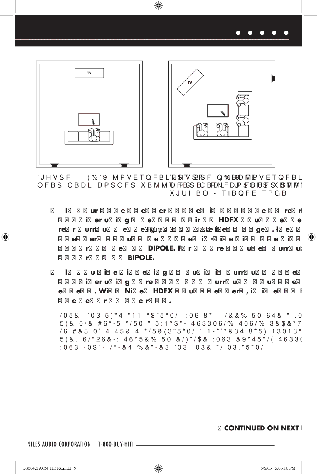 Niles Audio Speaker manual On Next 