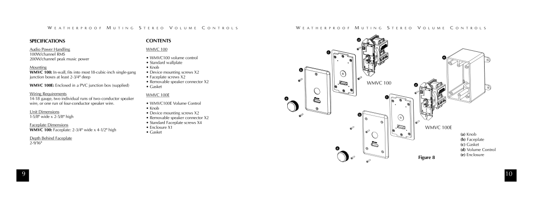 Niles Audio SPS-4, HDL-4, or SPS-6 specifications Specifications, Contents 