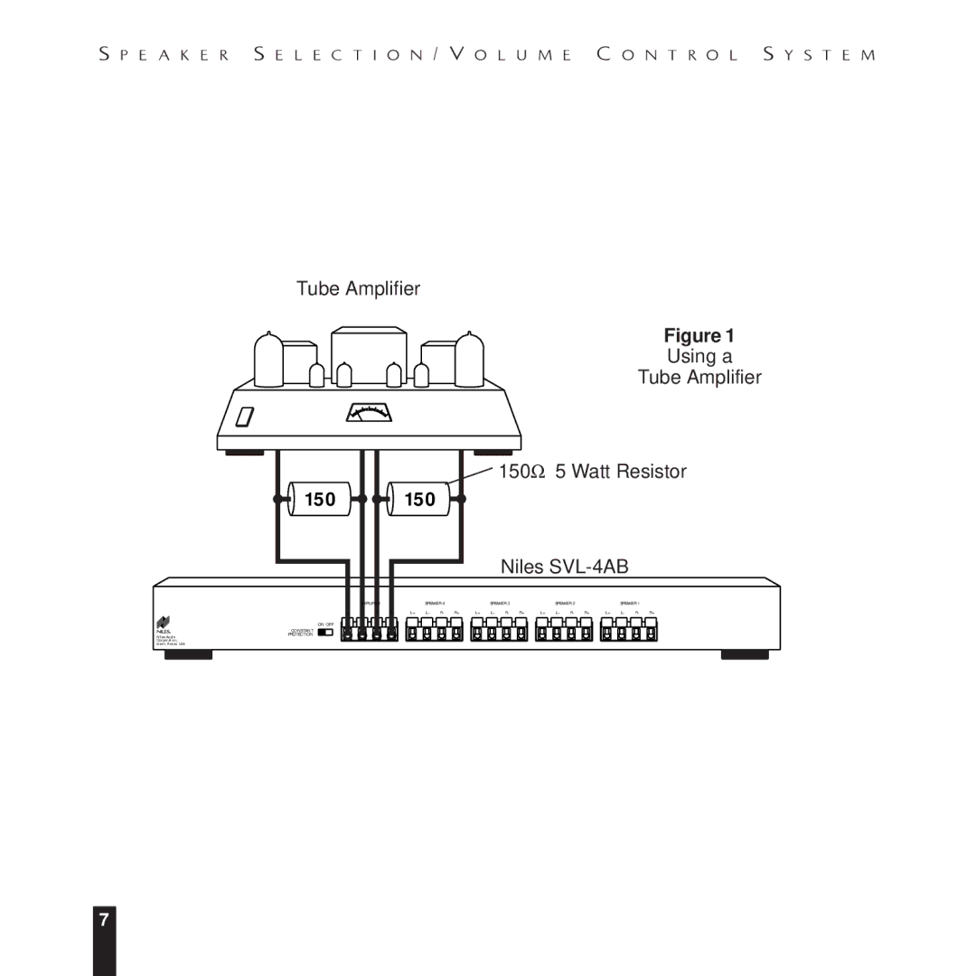 Niles Audio SVL-4AB manual 150 