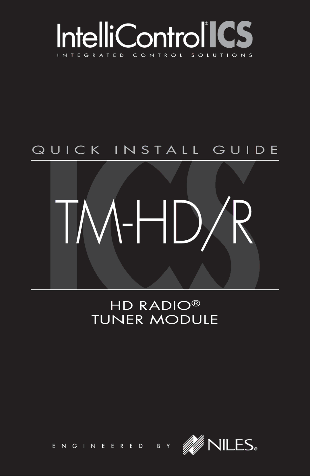 Niles Audio TM-HD/R manual Tm-Hd/R 