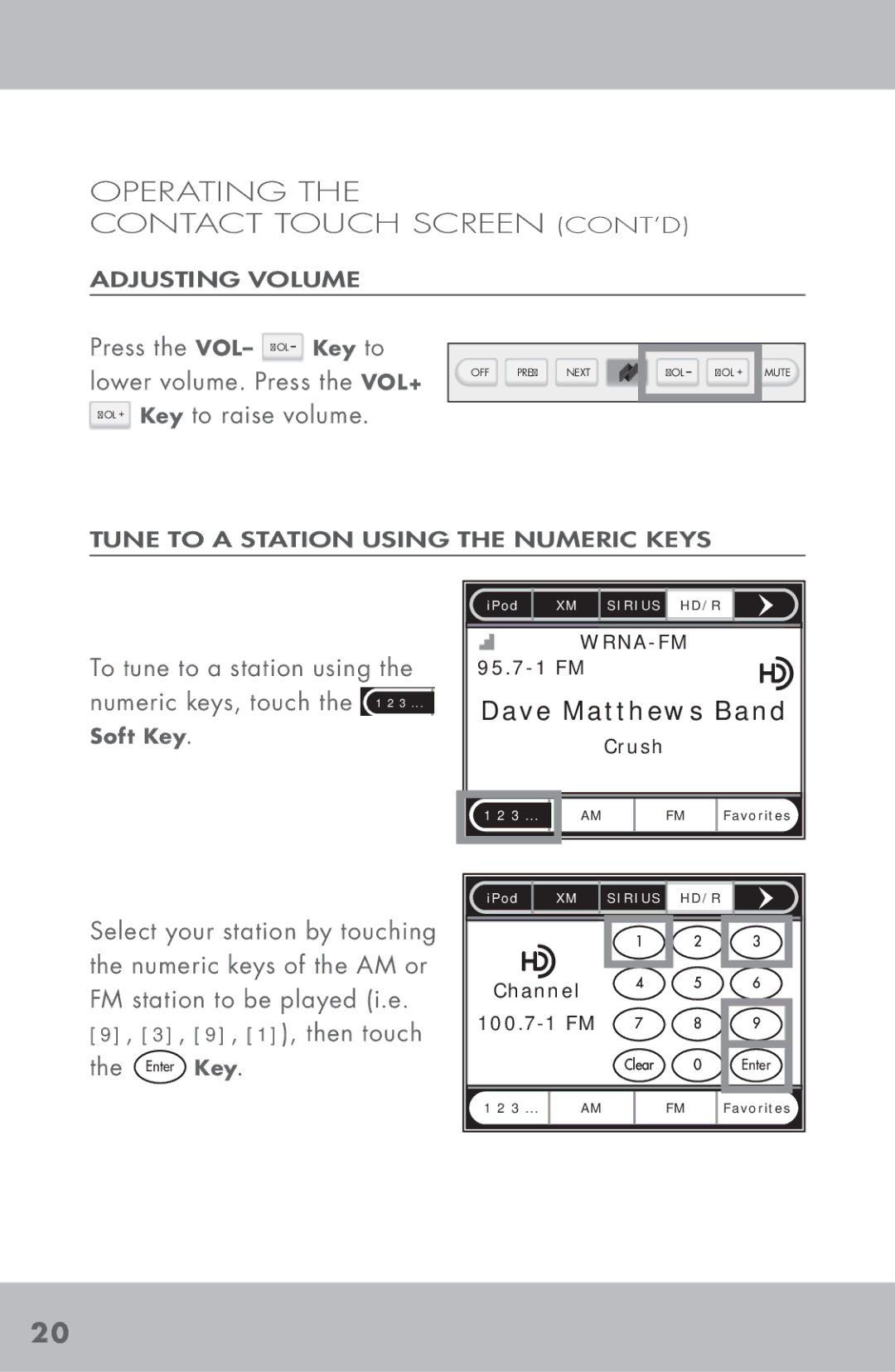 Niles Audio TM-HD/R manual To tune to a station using 