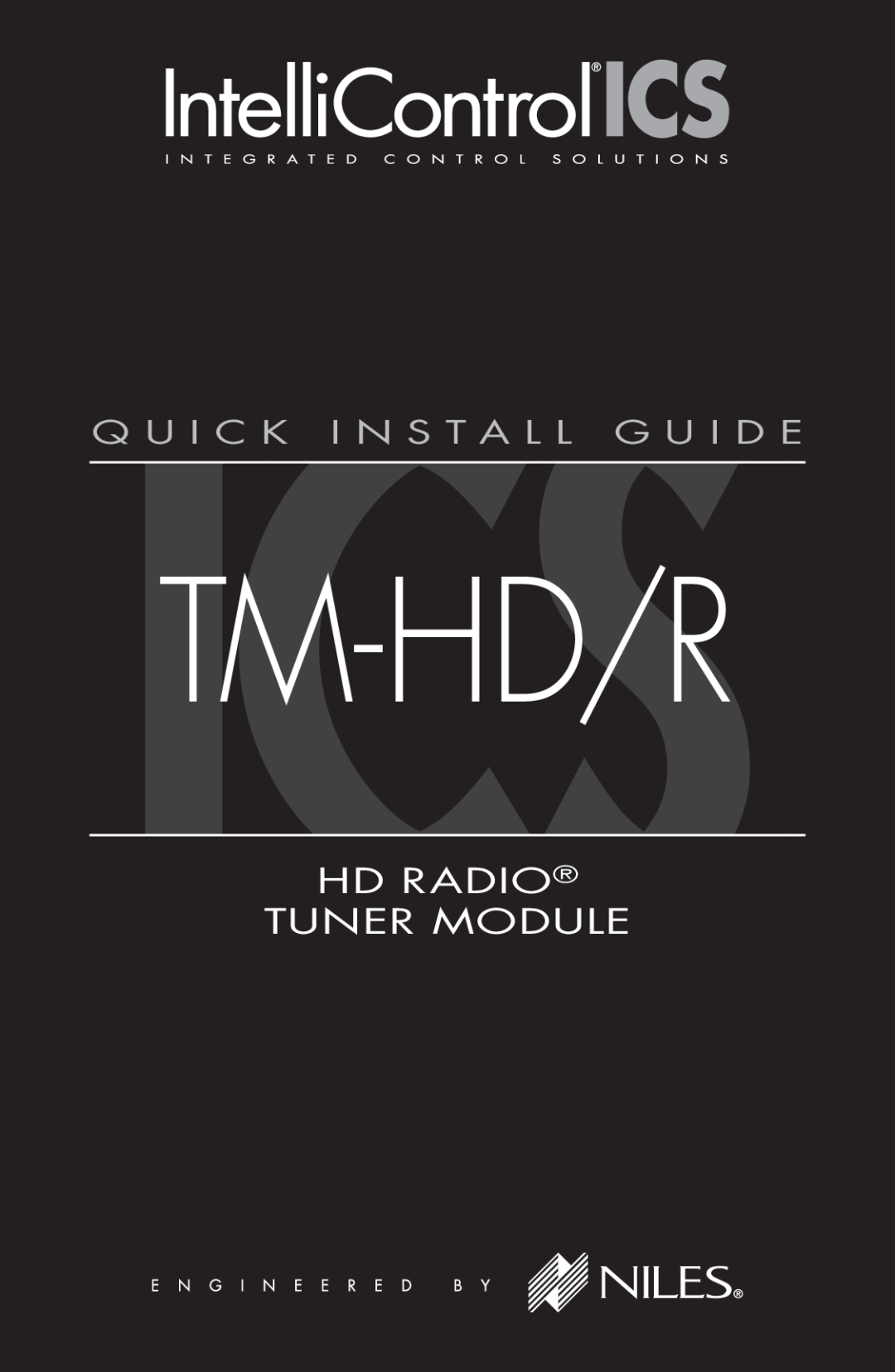 Niles Audio TM-HD/R manual Tm-Hd/R, Hd Radio Tuner Module, Q U I C K I N S T A L L G U I D E 