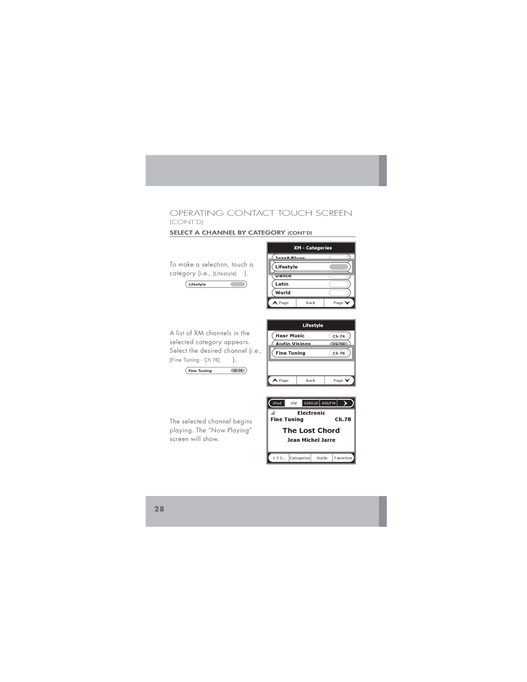 Niles Audio TM-XM manual Lost Chord 