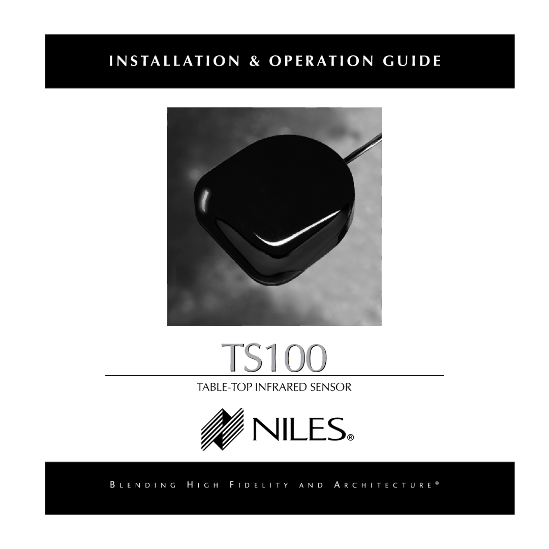 Niles Audio TS100 manual 