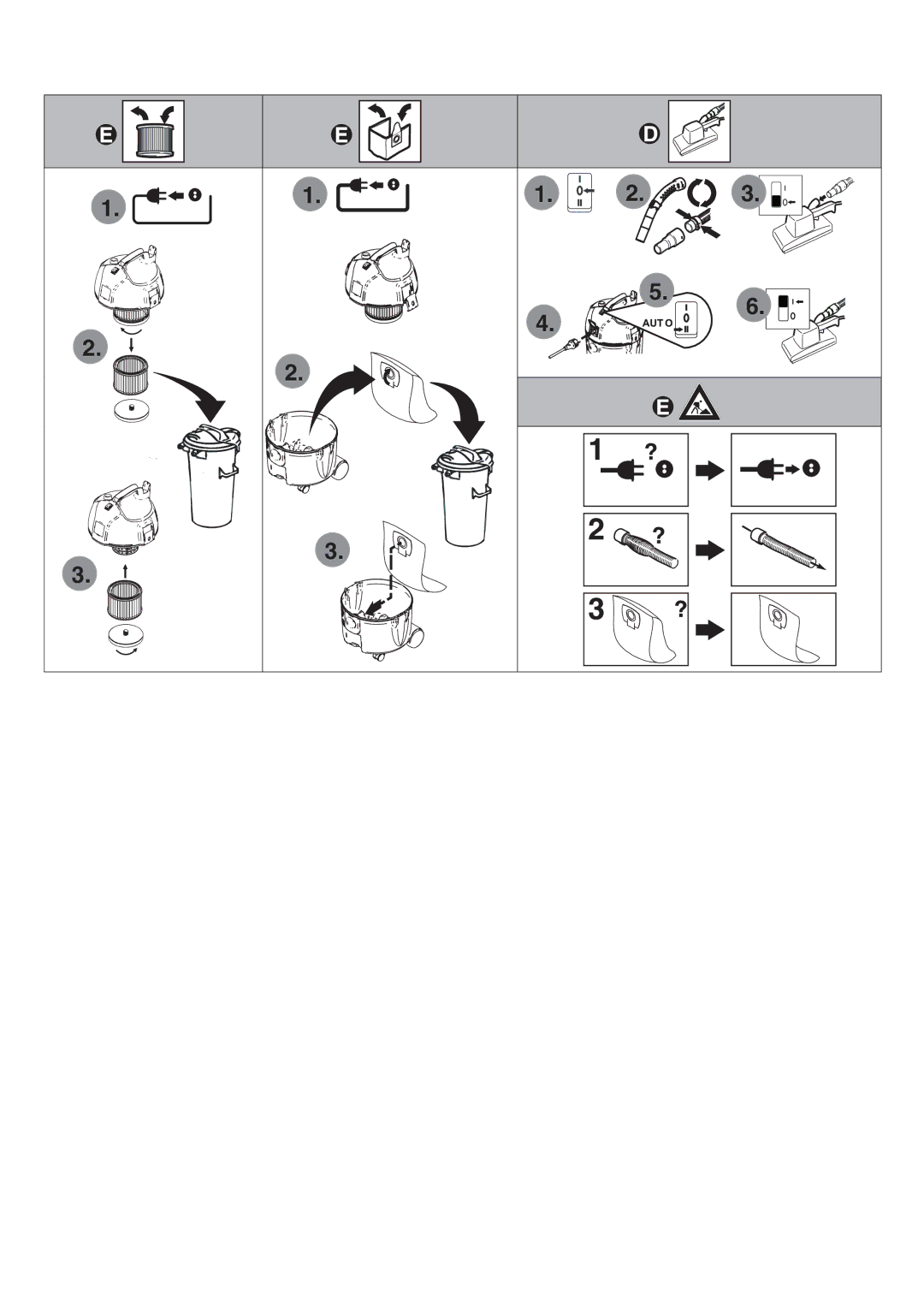 Nilfisk-Advance America AERO 25, AERO 20 important safety instructions 