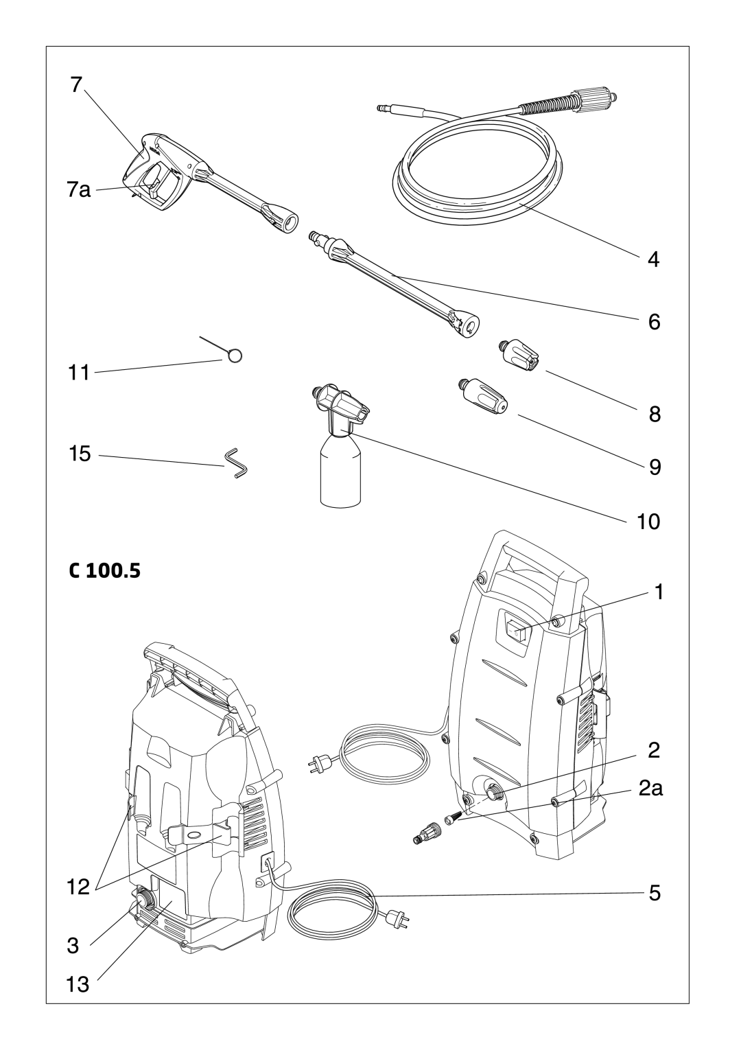 Nilfisk-Advance America C 100.5, C 110.3 X-TRA user manual 