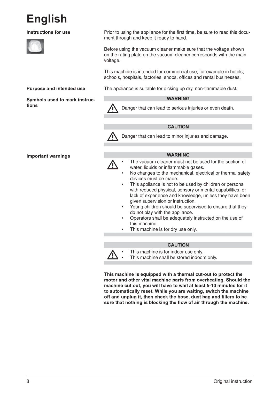 Nilfisk-Advance America GD 910 manual English 