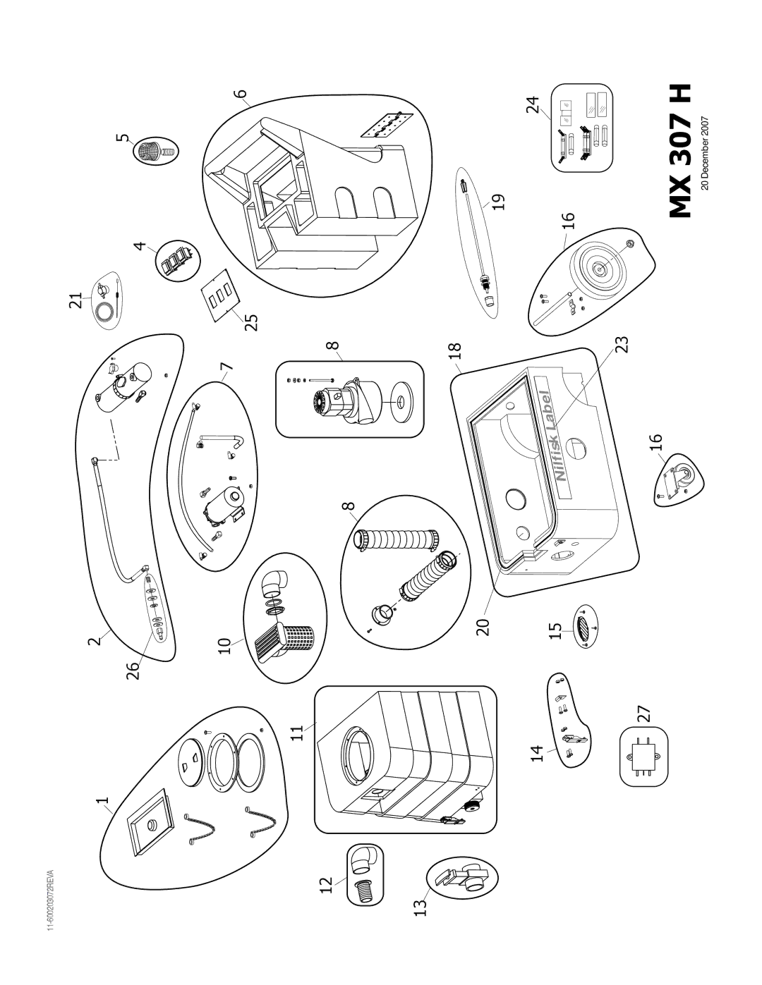 Nilfisk-Advance America MX 307 H instruction manual December 