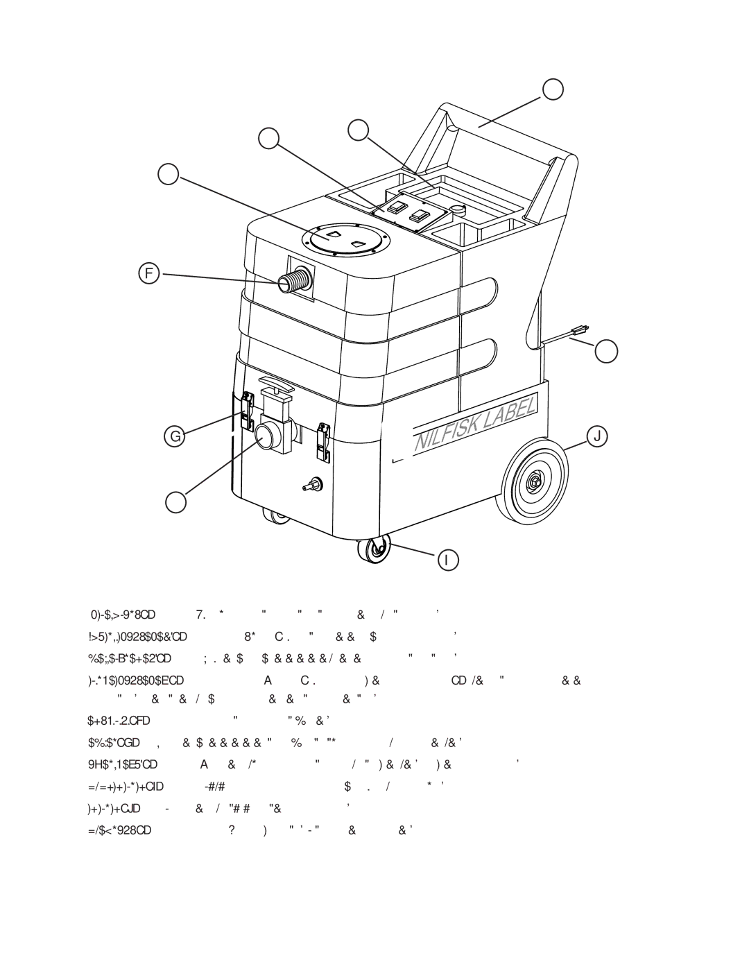 Nilfisk-Advance America MX 307 H instruction manual Yený Yikama Makýnenýzý Taniyin Makýne Tanimlari 