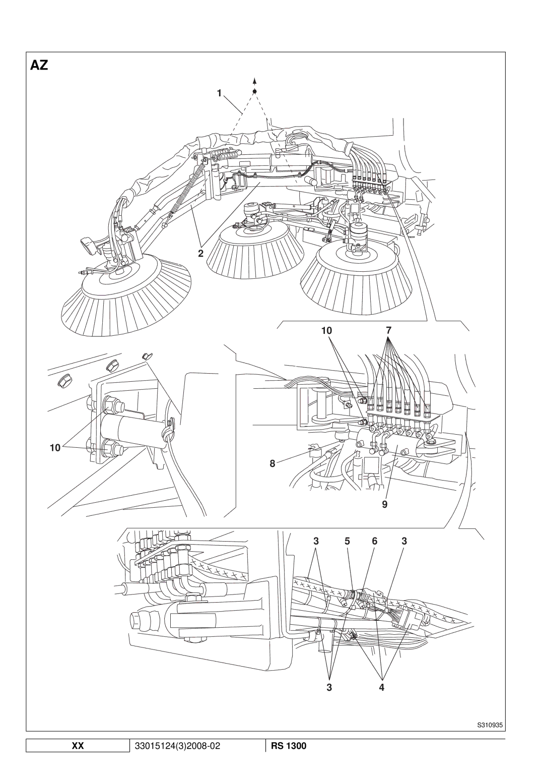 Nilfisk-Advance America RS 1300 manual S310935 