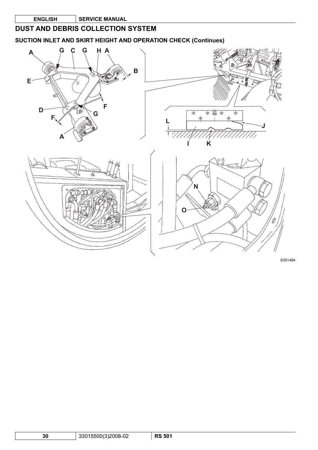 Nilfisk-Advance America RS 501 service manual C G H a 