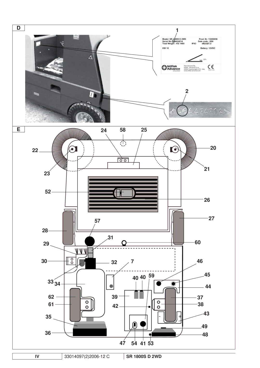 Nilfisk-Advance America SR 1800S 2WD manuel dutilisation 40 40 