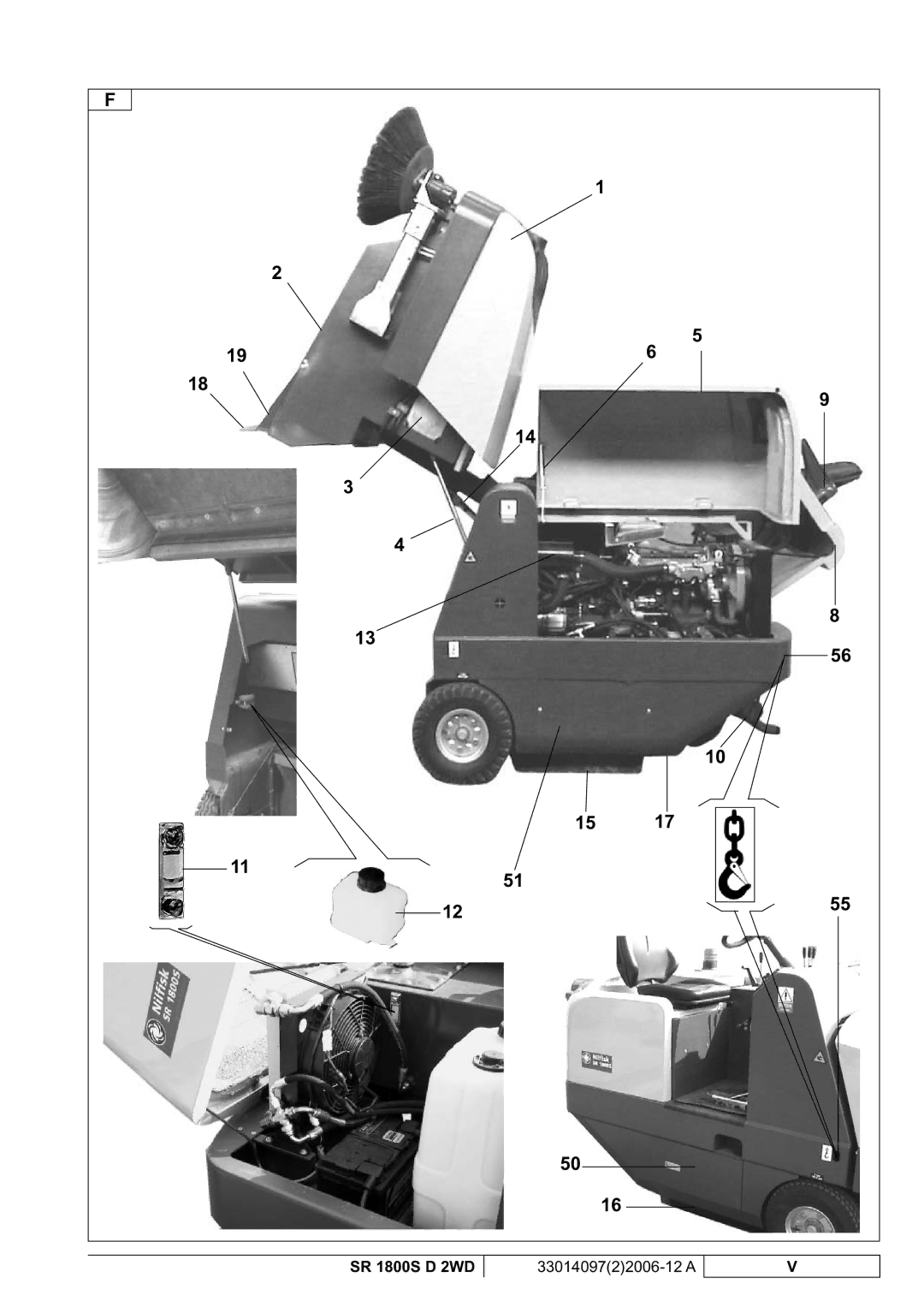 Nilfisk-Advance America SR 1800S 2WD manuel dutilisation SR 1800S D 2WD 3301409722006-12 a 