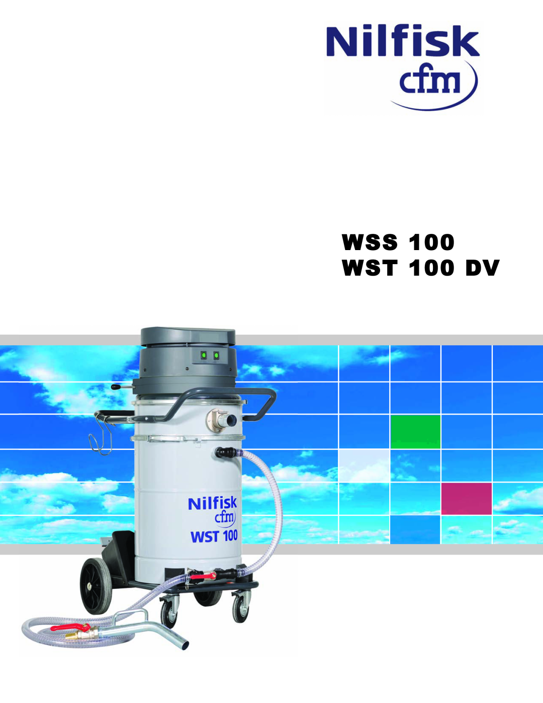 Nilfisk-Advance America manual WSS 100 WST 100 DV 