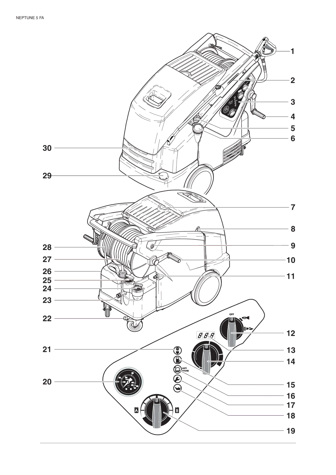 Nilfisk-ALTO 107400337 C operating instructions Neptune 5 FA 