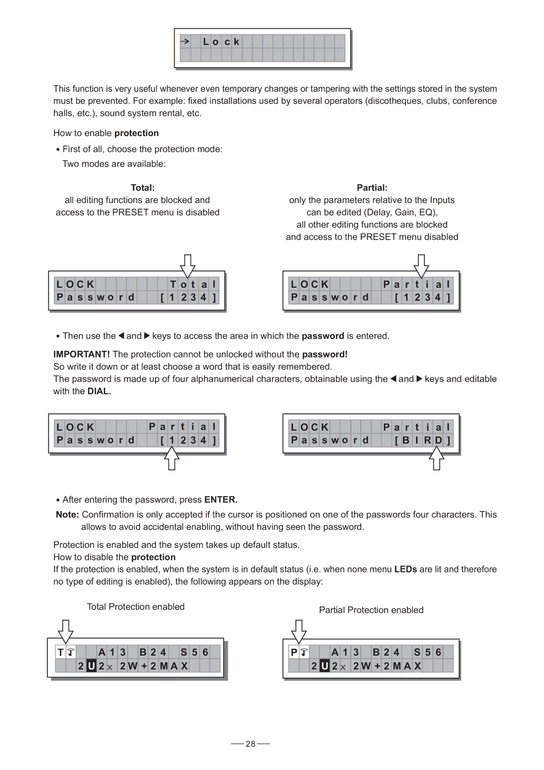 Nilfisk-ALTO 3.4 user manual C k, 2 2 W + 2 M a 3 B 2 4 S 5, Total Partial 