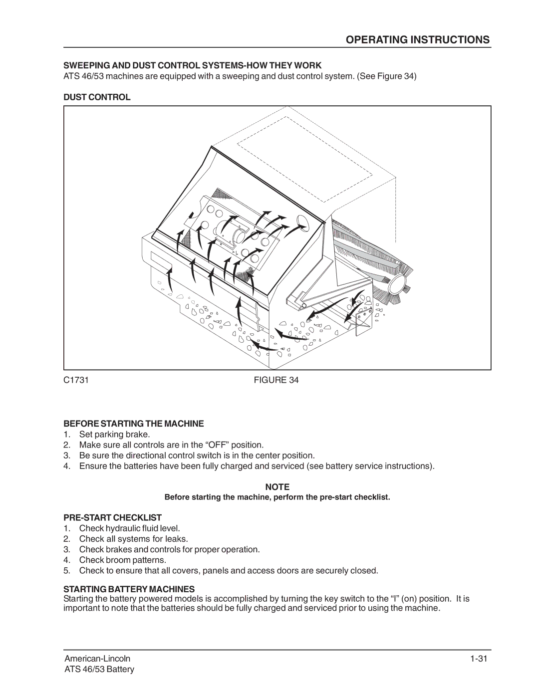 Nilfisk-ALTO 46/53 manual Operating Instructions 