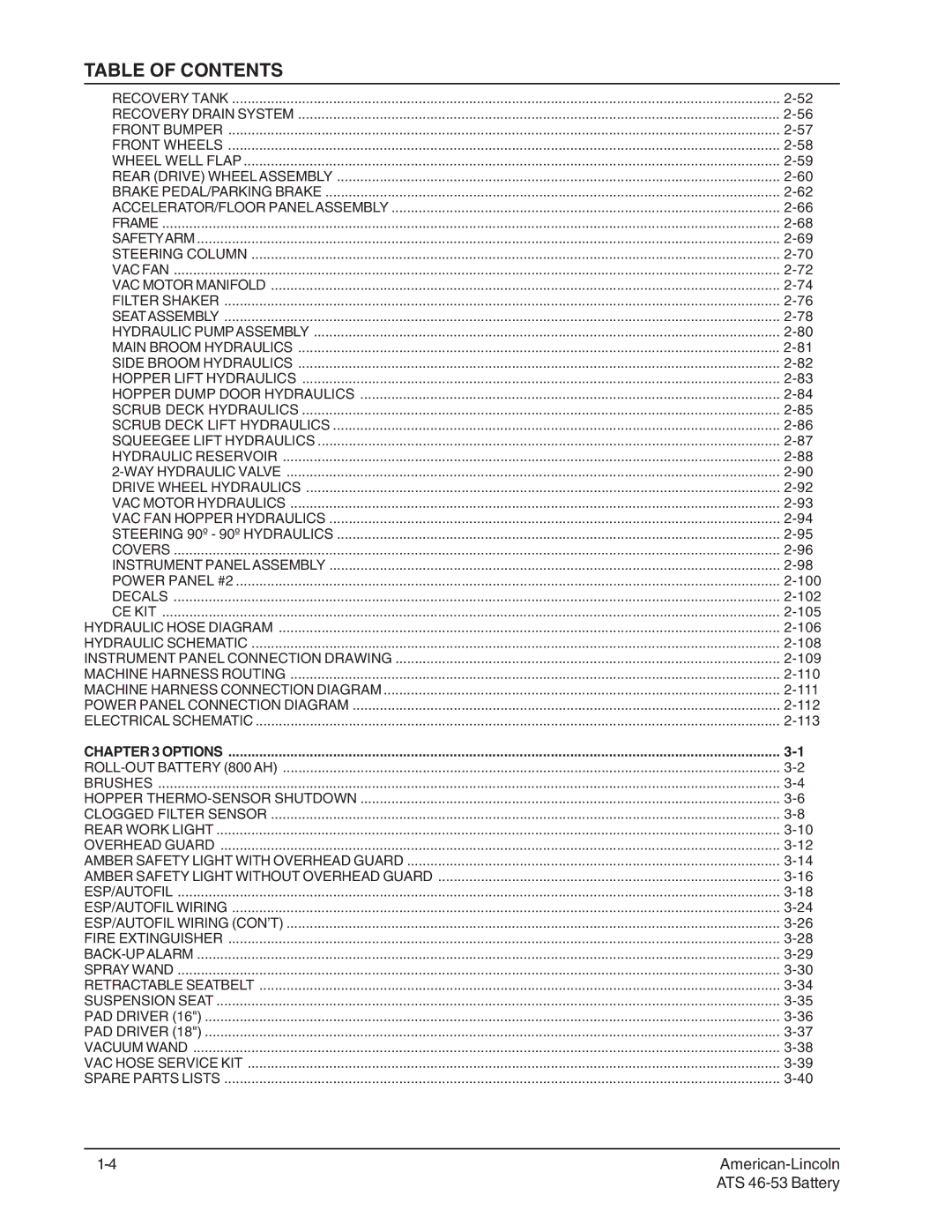 Nilfisk-ALTO 46/53 manual Options 