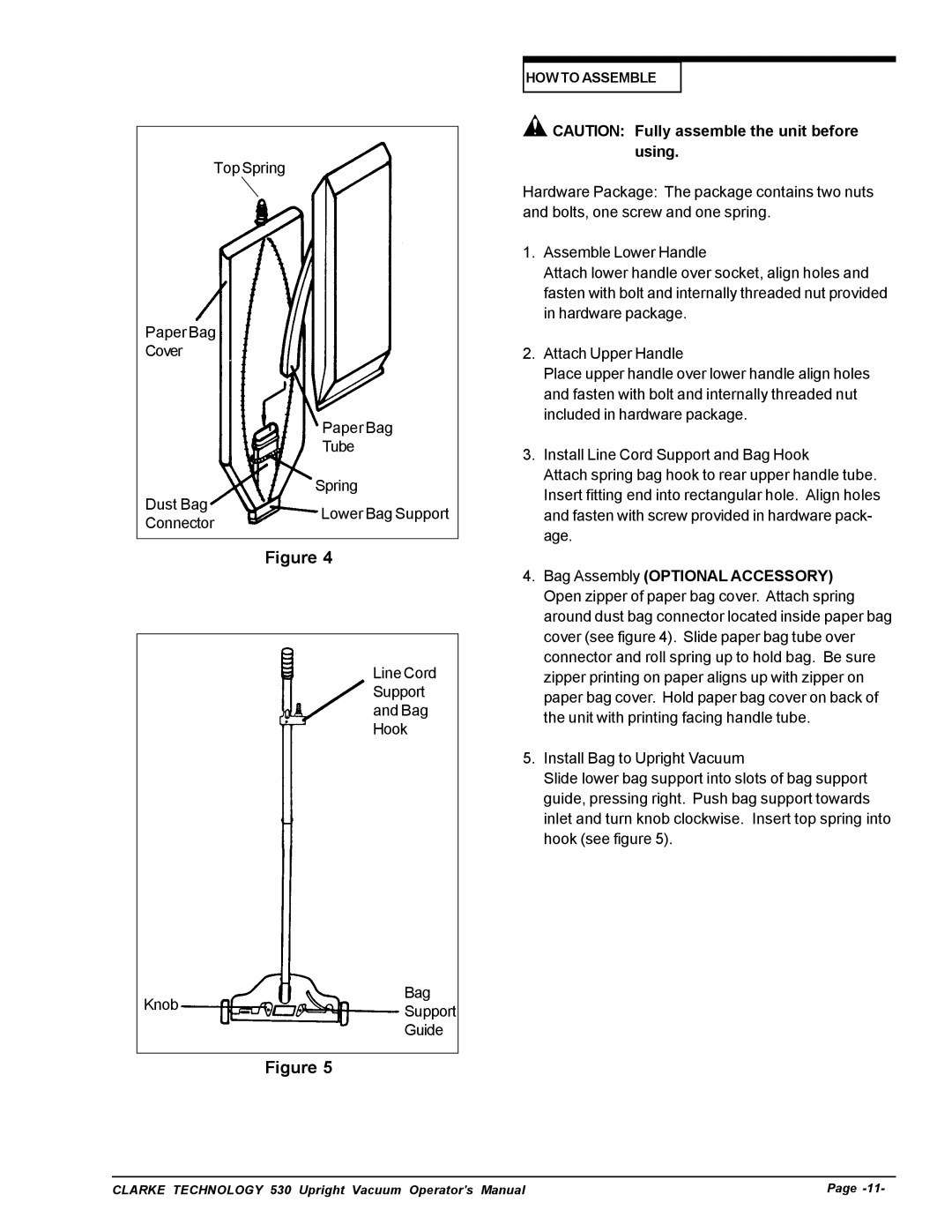 Nilfisk-ALTO 530cc manual HOW to Assemble 