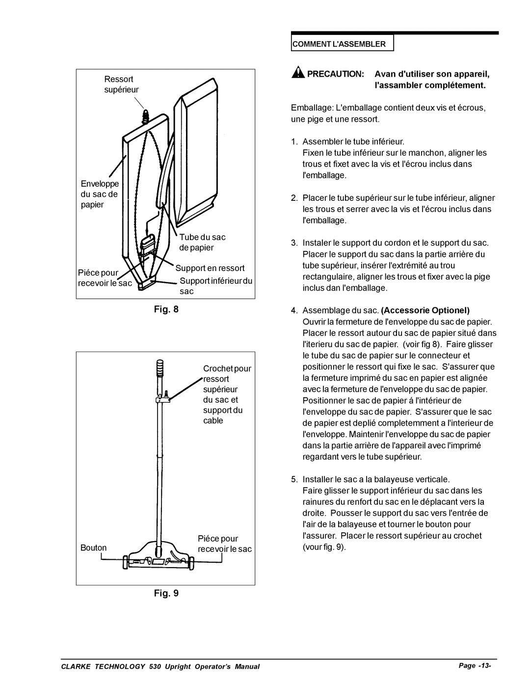 Nilfisk-ALTO 530cc manual Comment Lassembler 