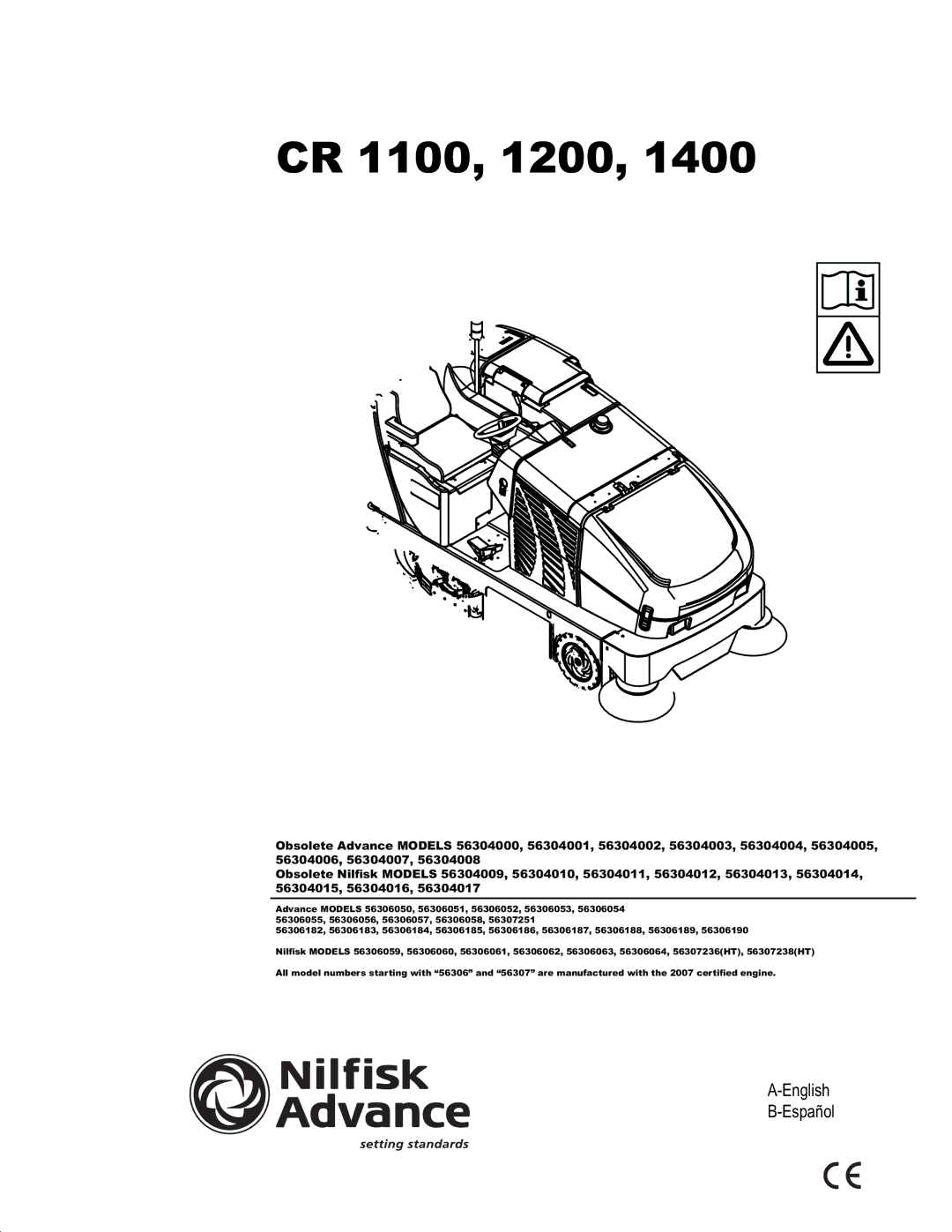 Nilfisk-ALTO 4300, 5400, 4800 manual 