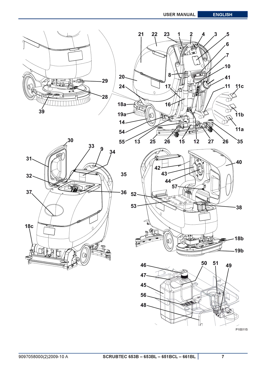 Nilfisk-ALTO 653BL, 651BCL, 661BL manuel dutilisation 18a 19a 