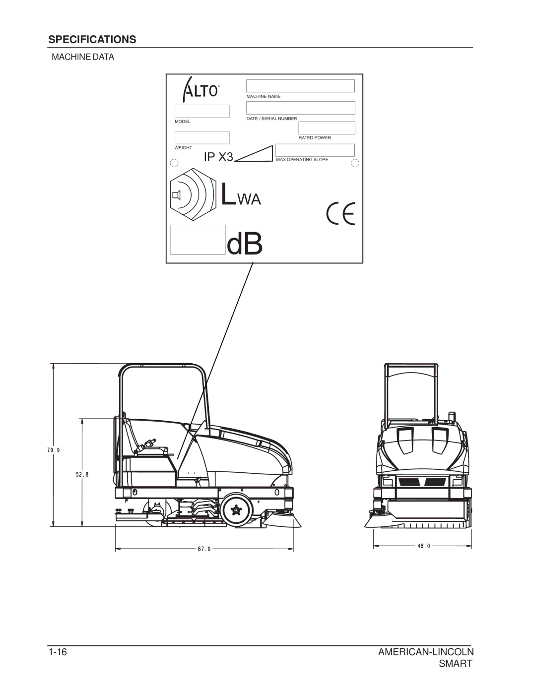 Nilfisk-ALTO 692003 manual Lwa 