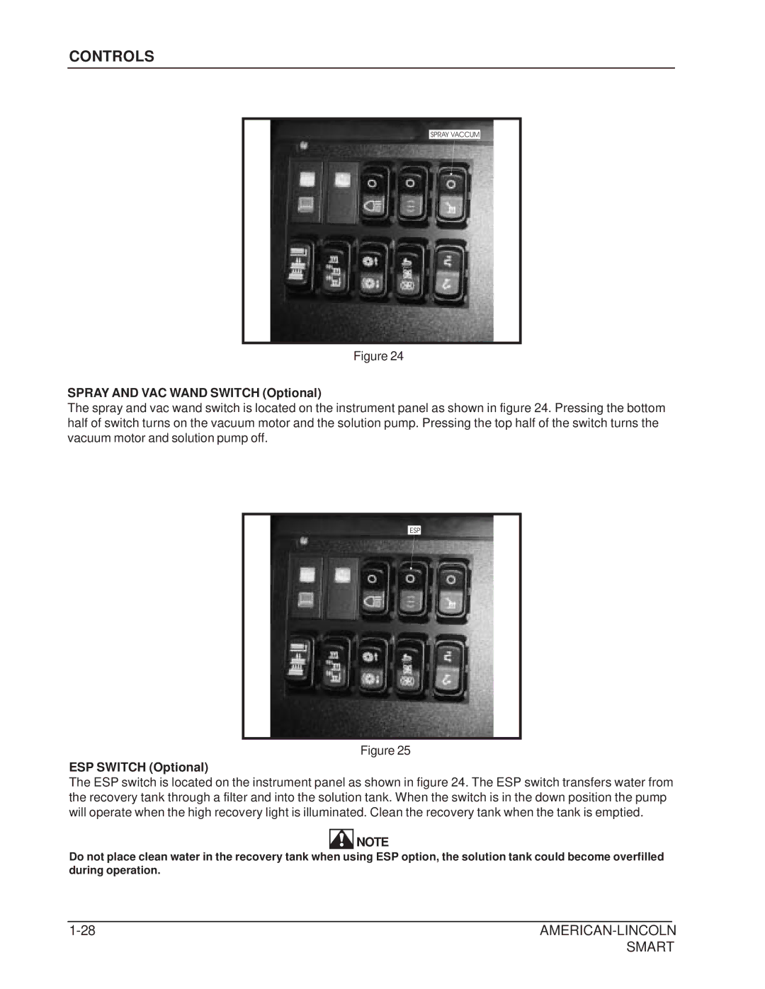 Nilfisk-ALTO 692003 manual Spray and VAC Wand Switch Optional 