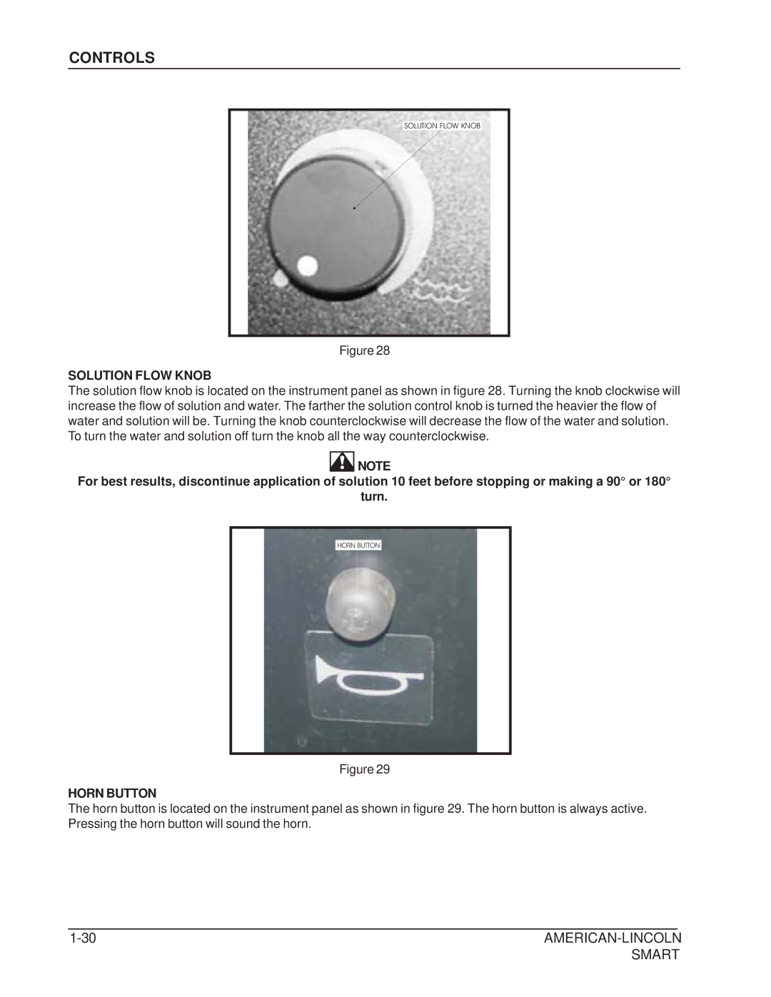 Nilfisk-ALTO 692003 manual Solution Flow Knob, Horn Button 