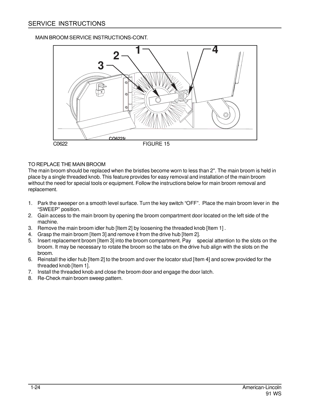 Nilfisk-ALTO 91WS manual Service Instructions 