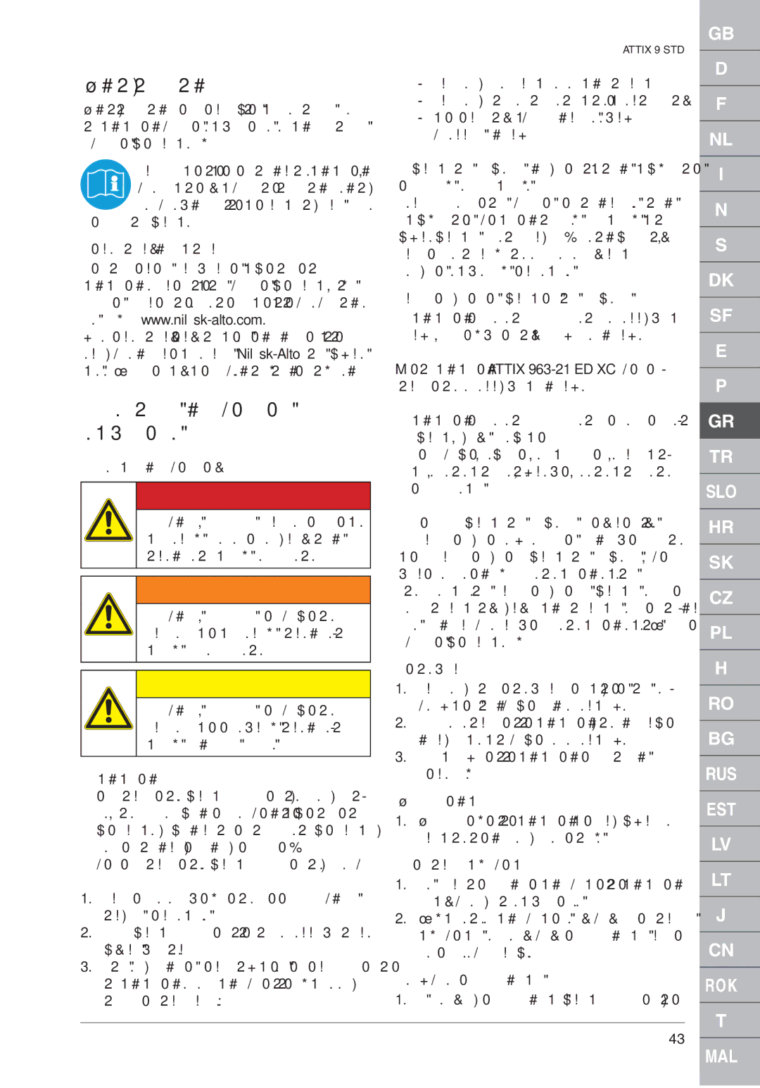 Nilfisk-ALTO ATTIX 961-01 quick start Αυτό το έντυπο, Κιν∆Υνοσ, Προει∆Οποιηση, Προσοχη 