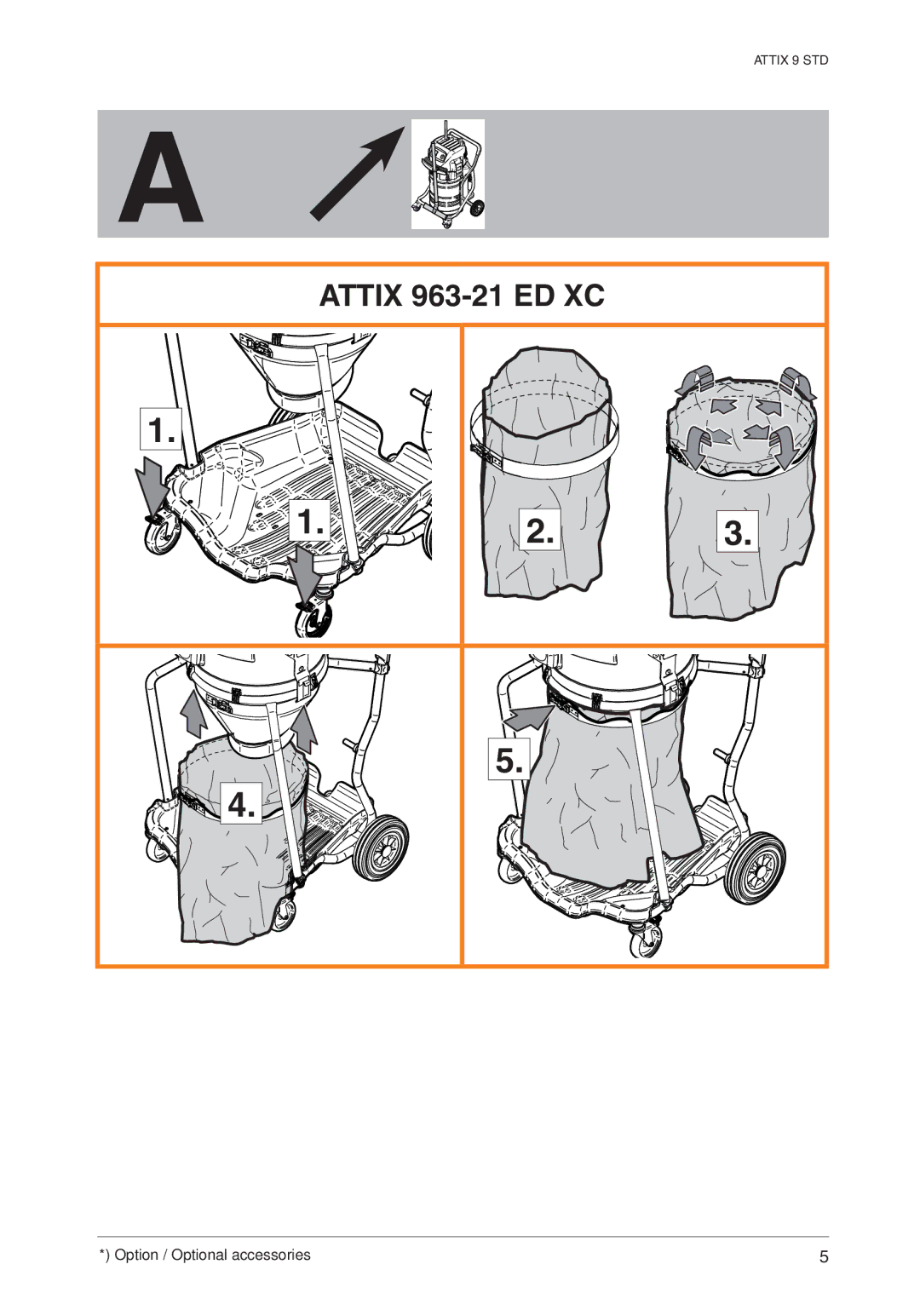 Nilfisk-ALTO ATTIX 961-01 quick start Attix 963-21 ED XC 