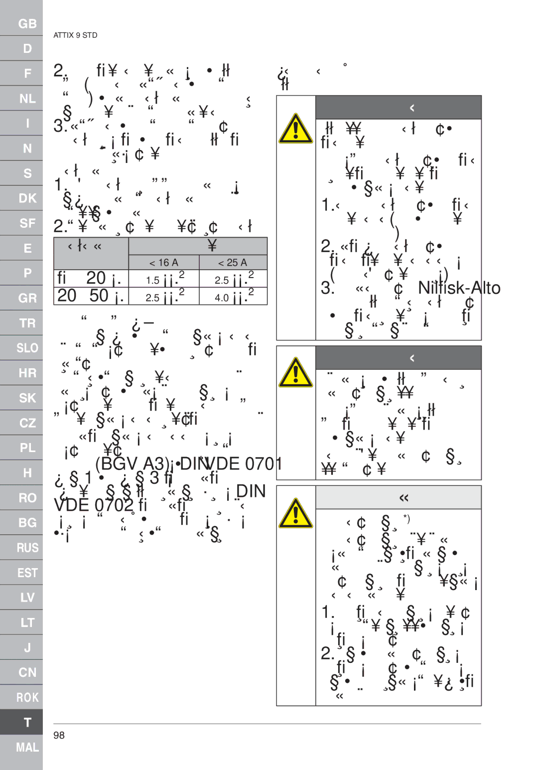 Nilfisk-ALTO ATTIX 961-01 quick start √« ¿æ ¬‰øμàÕ‡¢â·À≈àß, ‡àπ √Õ¬’¢¥ ‡à‡ ËÕ¡, „ÀâÀπà«¬√‘√¢Õß Nilfisk-Alto 