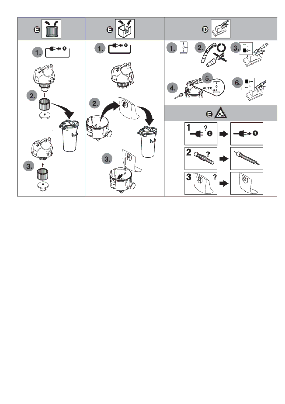 Nilfisk-ALTO Aero 20, Aero 25 operating instructions 