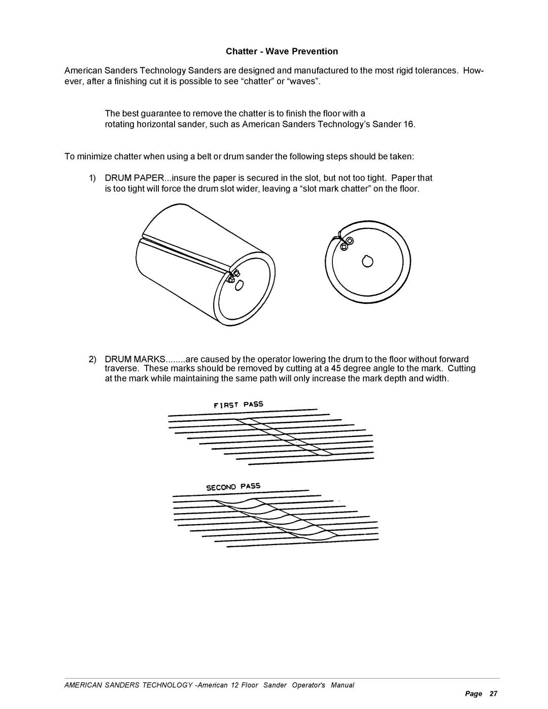 Nilfisk-ALTO American 12 manual Chatter Wave Prevention 