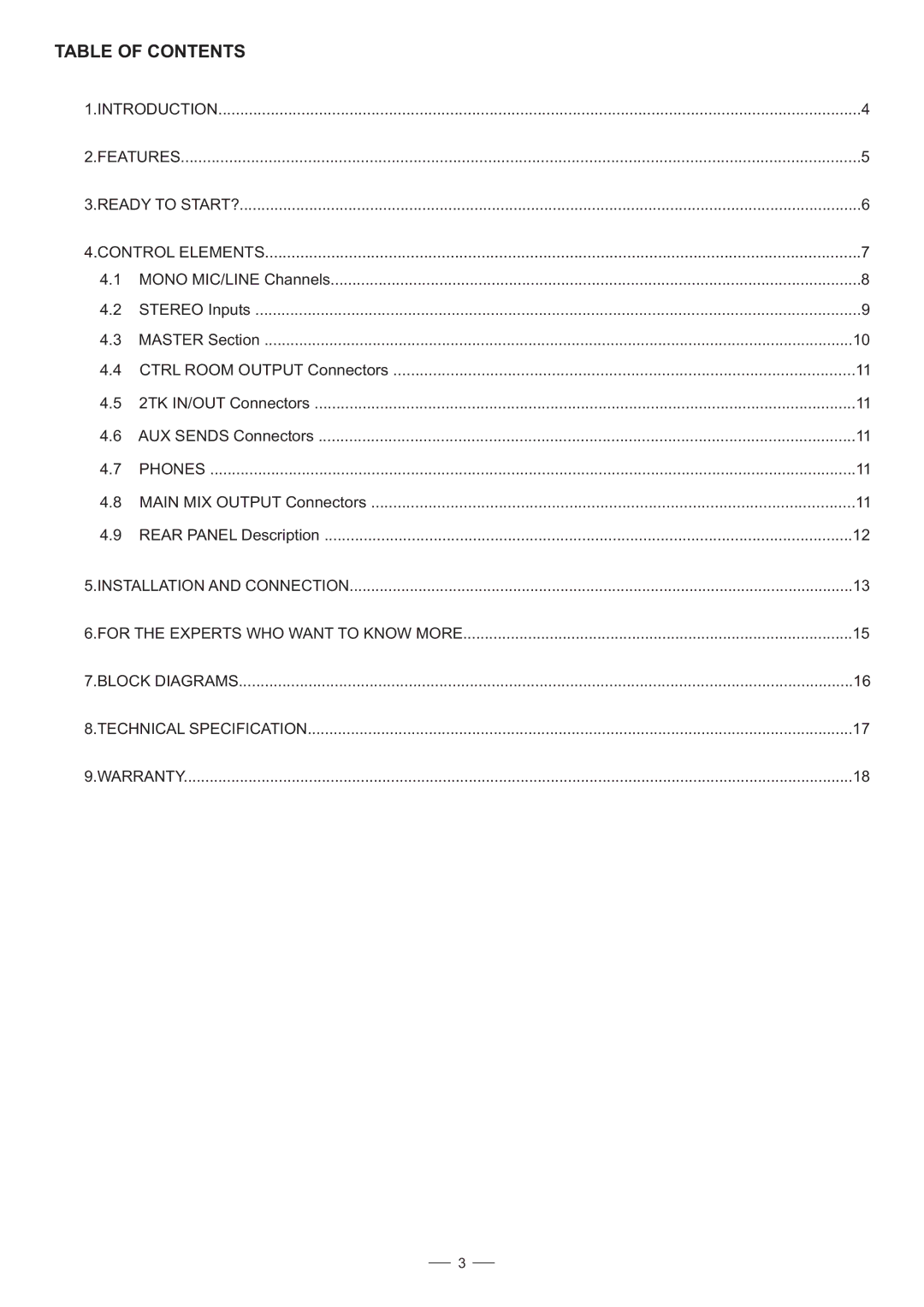 Nilfisk-ALTO AMX-120 user manual Table of Contents 