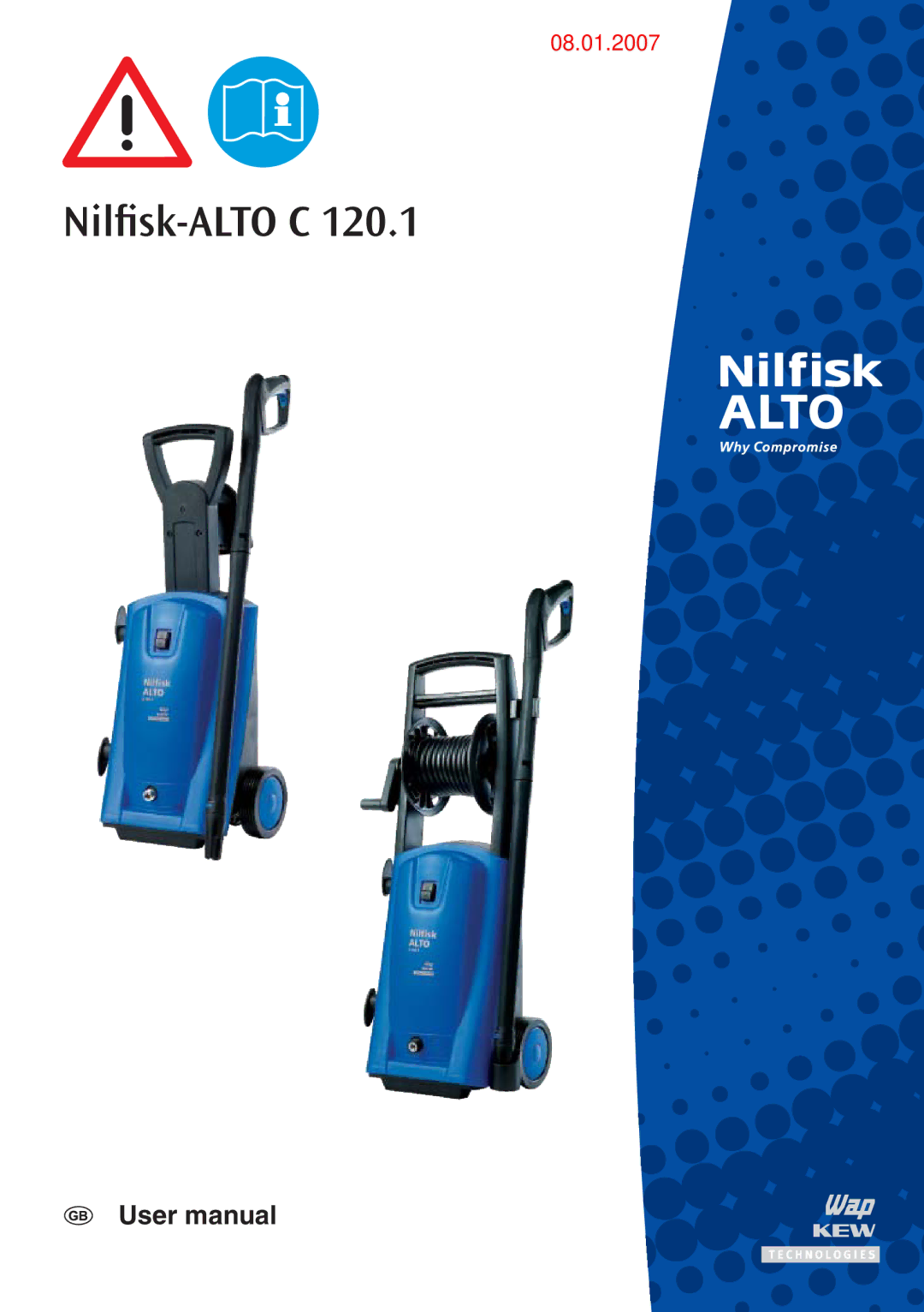 Nilfisk-ALTO C 120.1 user manual Nilﬁsk-ALTO C 