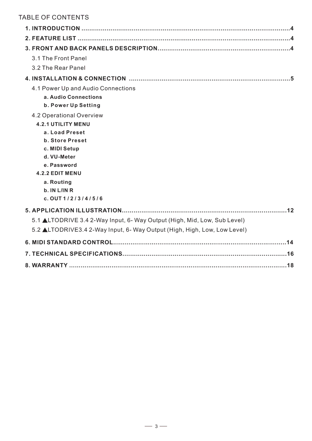 Nilfisk-ALTO DIGITAL X OVER user manual Table of Contents 