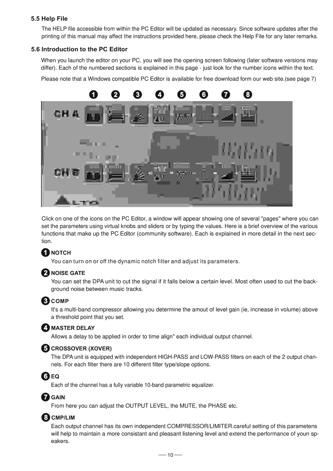 Nilfisk-ALTO DPA900/1500 user manual Help File, Introduction to the PC Editor 