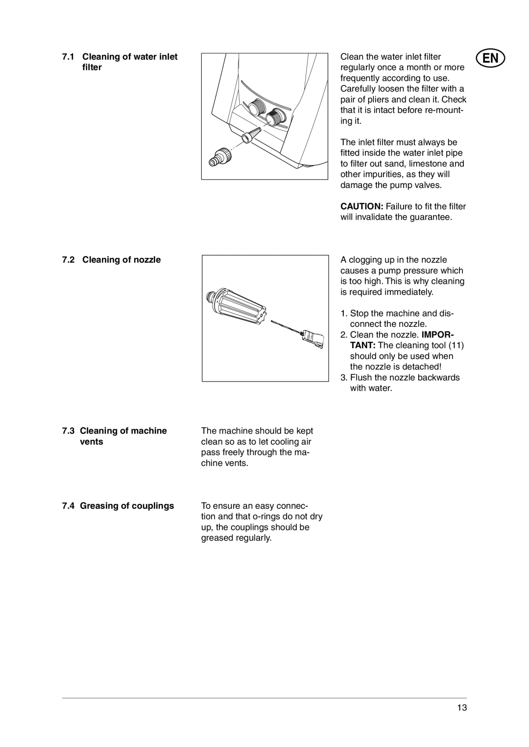 Nilfisk-ALTO E 130.1, E 140.1 user manual 