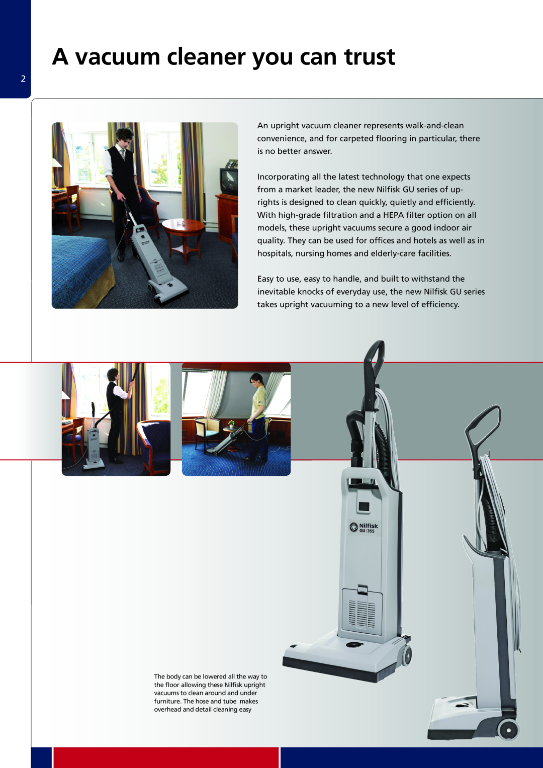 Nilfisk-ALTO IP32 7EA technical specifications A vacuum cleaner you can trust 