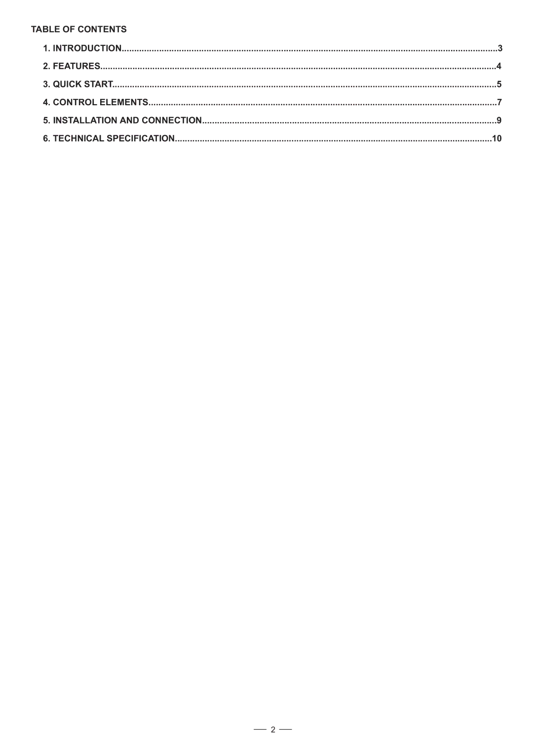 Nilfisk-ALTO MS Series user manual Table of Contents 