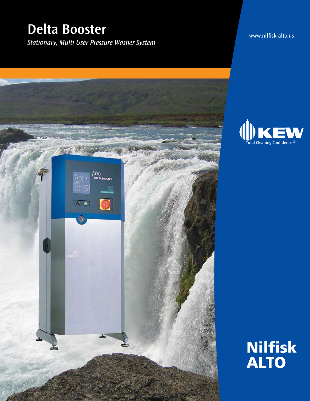 Nilfisk-ALTO Multi-User Pressure Washer System manual Delta Booster, Stationary, Multi-UserPressure Washer System 