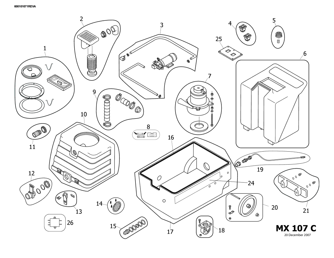 Nilfisk-ALTO MX 107 C operating instructions 