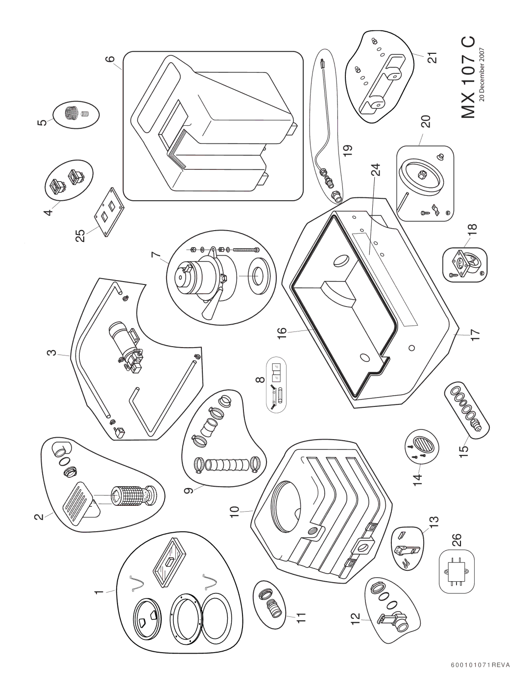 Nilfisk-ALTO MX 107 C operating instructions 