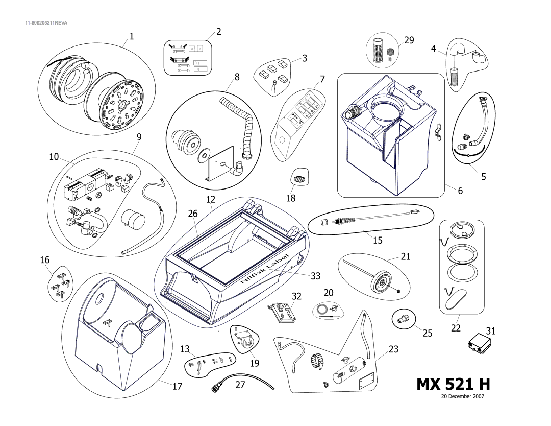 Nilfisk-ALTO MX 521 H manual 