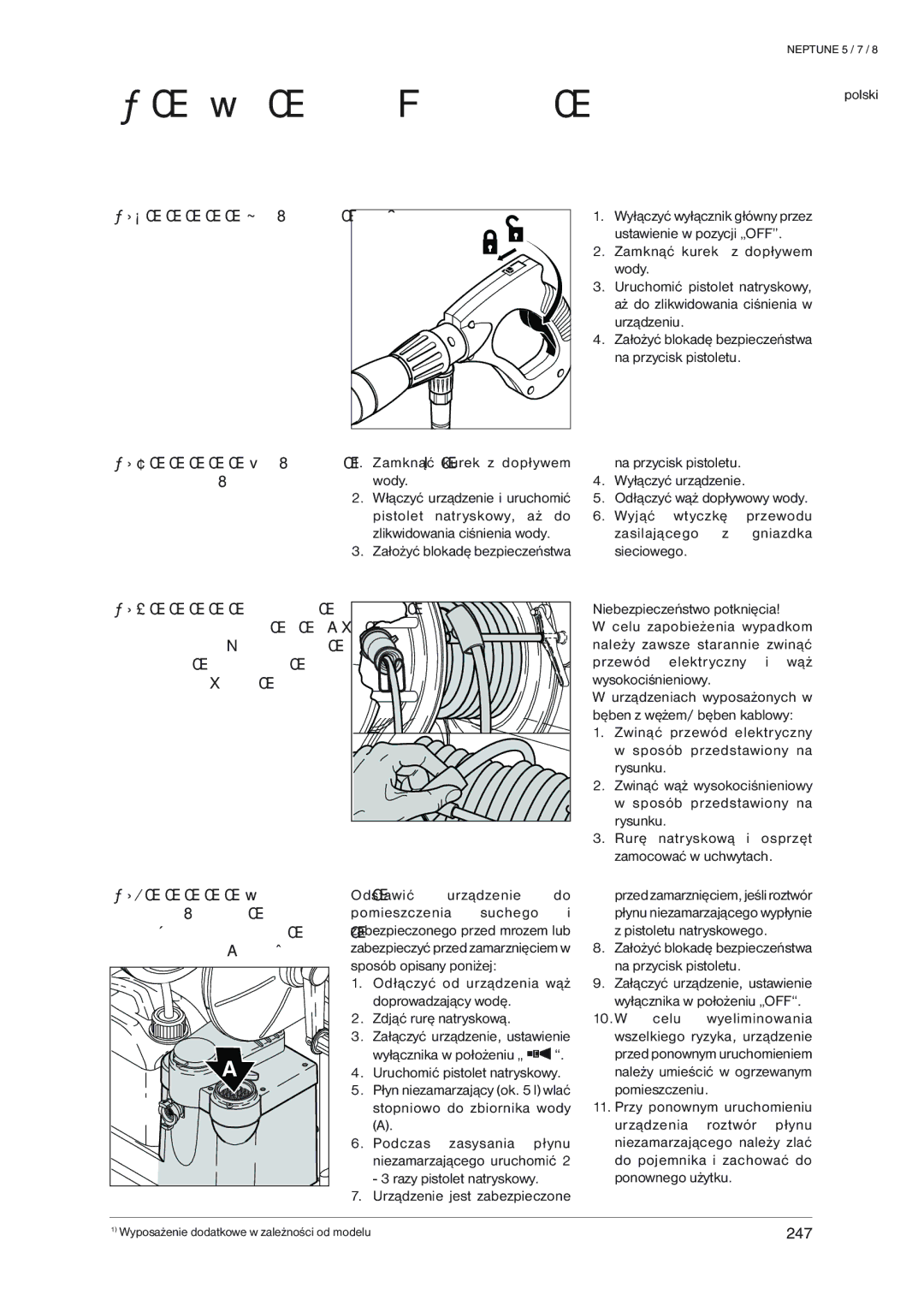 Nilfisk-ALTO NEPTUNE 7, NEPTUNE 5, NEPTUNE 8 manual ’ê„Ž’F†ˆ‘Œ˜ê“•„†œ 