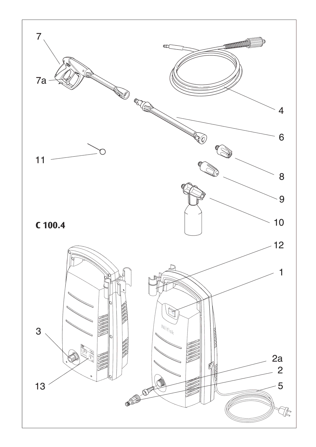 Nilfisk-ALTO Nilfisk C 100.4, C 110.2 X-TRA user manual 