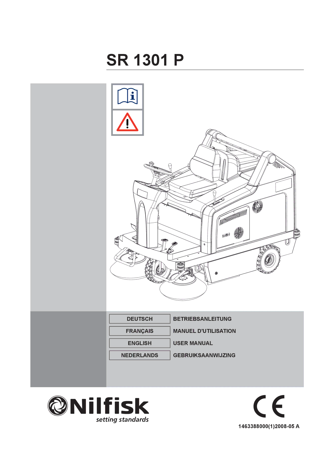 Nilfisk-ALTO SR 1301 P manuel dutilisation 146338800012008-05 a 